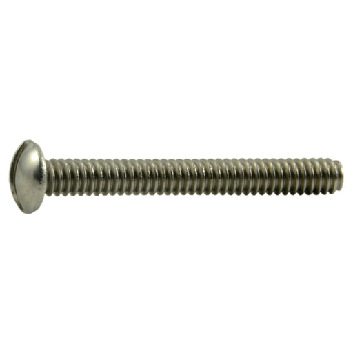 #0-80 x 1/2" 18-8 Stainless Steel Fine Thread Slotted Pan Head Miniature Machine Screws