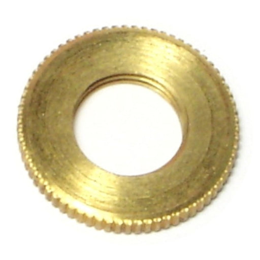 1/8IP x 3/4" Brass Knurled Lock Nuts