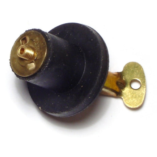 5/8" Brass Snap Handle Rubber Drain Plugs