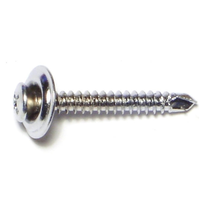 #8-18 x 1-1/4" Automotive Trim Phillips Pan Washer Head Self-Drilling Screws