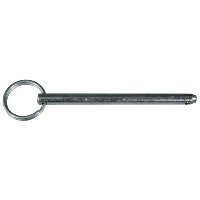 1/4" x 3" Zinc Plated Steel Cotterless Hitch Pins