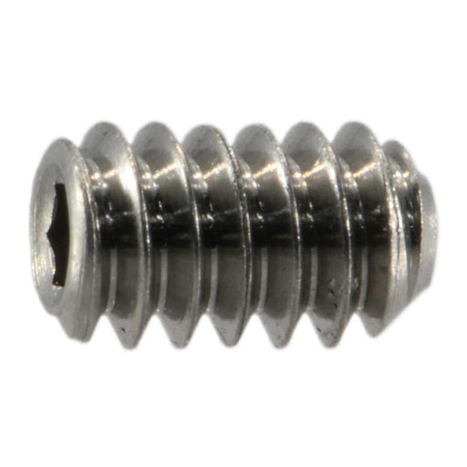 #4-40 x 3/16" 18-8 Stainless Steel Coarse Thread Hex Socket Headless Set Screws