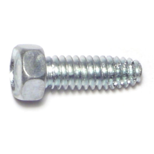 1/4"-20 x 3/4" Zinc Plated Steel Coarse Thread Hex Washer Head Type F Sheet Metal Screws