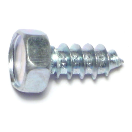 5/16" x 3/4" Zinc Plated Steel Indented Hex Head Sheet Metal Screws