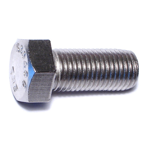 7/16"-20 x 1" 18-8 Stainless Steel Fine Thread Hex Cap Screws