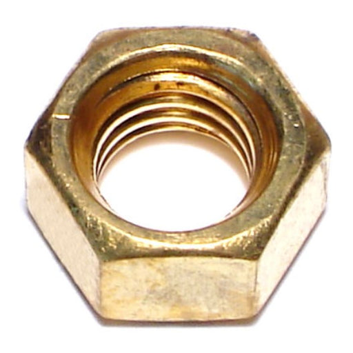 3/8"-16 Brass Coarse Thread Finished Hex Nuts