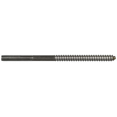 5/16"-18 x 5-1/2" Plain Steel Coarse Thread Hanger Bolts