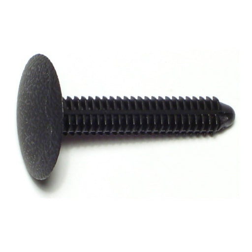 9/32" x 1.8" Black Plastic Hole Flex Retainers