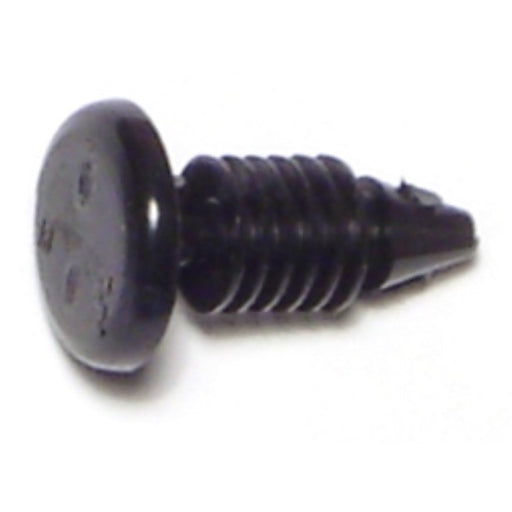 3/16" x 1/2" Black Plastic Hole Flex Retainers