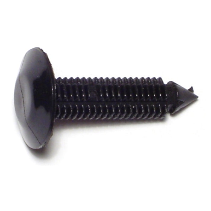 5/16" x 1.4" Black Plastic Hole Flex Retainers