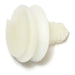 3/4" x 5/16" x 1/2" White Plastic Panel Retainers