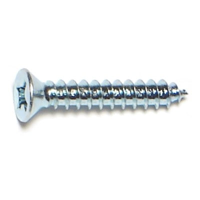 #5 x 3/4" Zinc Plated Steel Phillips Flat Head Hinge Screws