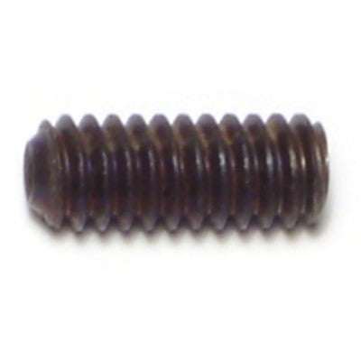 1/4"-20 x 5/8" Steel Coarse Thread Hex Socket Headless Set Screws