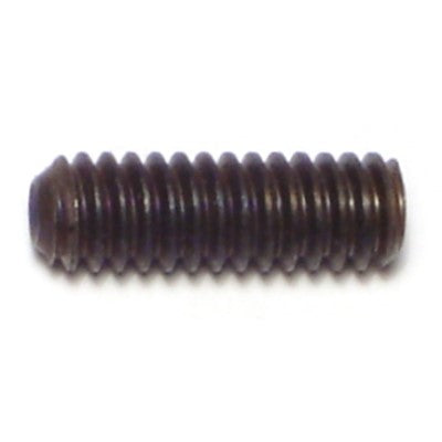 1/4"-20 x 3/4" Steel Coarse Thread Hex Socket Headless Set Screws