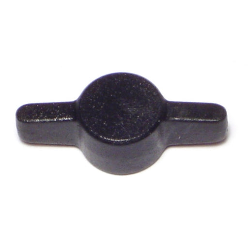 1/4" Black Plastic Tee Thumb Screw Knobs