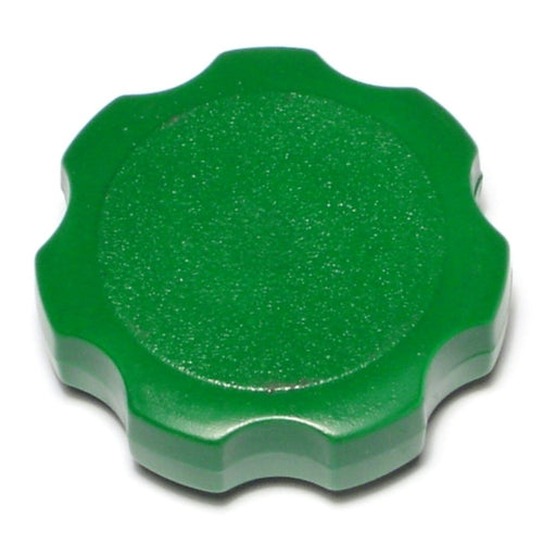 3/8" Green Plastic Flowerette Thumb Screw Knobs