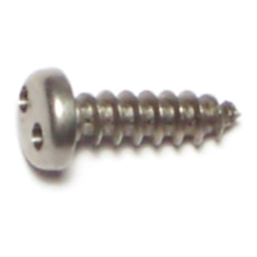 #6 x 1/2" 18-8 Stainless Steel Spanner Security Pan Head Sheet Metal Screws