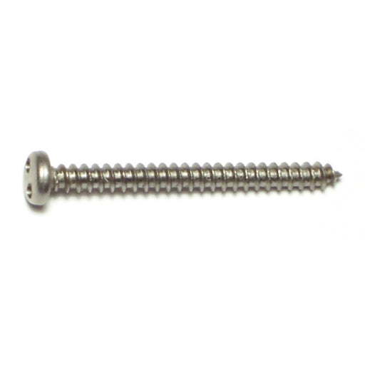 #6 x 1-1/2" 18-8 Stainless Steel Spanner Security Pan Head Sheet Metal Screws