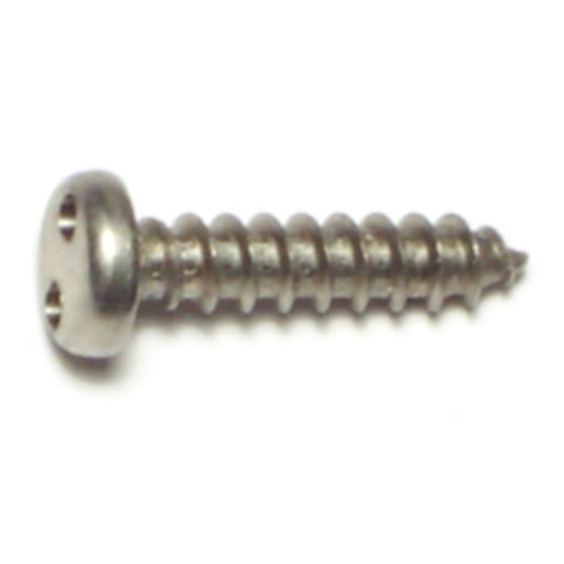 #8 x 3/4" 18-8 Stainless Steel Spanner Security Pan Head Sheet Metal Screws