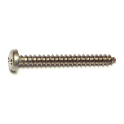 #8 x 1-1/2" 18-8 Stainless Steel Spanner Security Pan Head Sheet Metal Screws