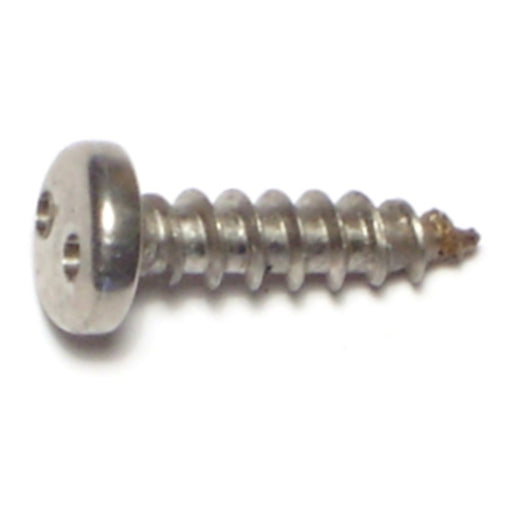 #10 x 3/4" 18-8 Stainless Steel Spanner Security Pan Head Sheet Metal Screws