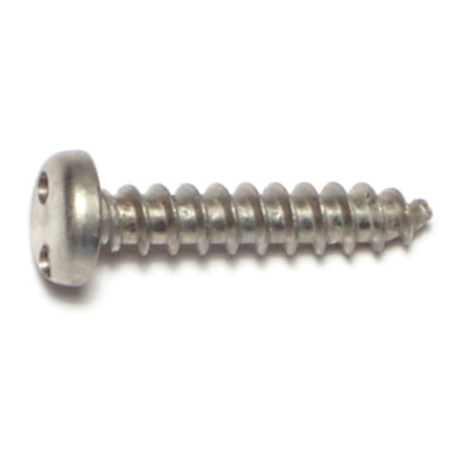 #10 x 1" 18-8 Stainless Steel Spanner Security Pan Head Sheet Metal Screws