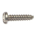 #10 x 1" 18-8 Stainless Steel Spanner Security Pan Head Sheet Metal Screws