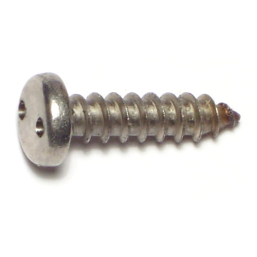 #14 x 1" 18-8 Stainless Steel Spanner Security Pan Head Sheet Metal Screws