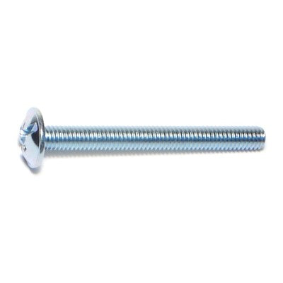 4mm-0.7 x 38mm Zinc Plated Steel Coarse Thread Combo Truss Head Machine Screws