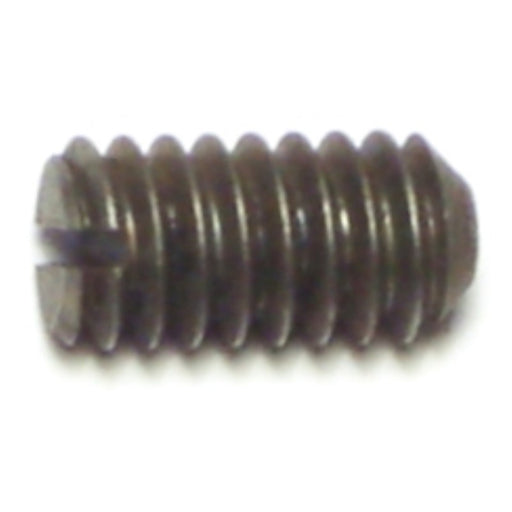 1/4"-20 x 1/2" Steel Coarse Thread Slotted Headless Set Screws