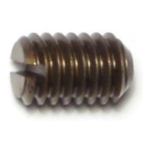 5/16"-18 x 1/2" Steel Coarse Thread Slotted Headless Set Screws