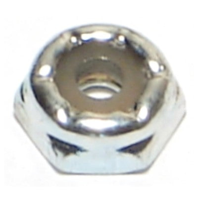 #6-32 Zinc Plated Grade 2 Steel Coarse Thread Nylon Insert Lock Nuts