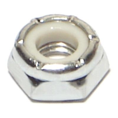 1/4"-28 Zinc Plated Grade 2 Steel Fine Thread Nylon Insert Lock Nuts