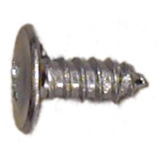 #8-18 x 3/8" Steel Phillips Pan Washer Head Wheel Opening Moulding Screws