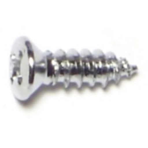 #8 x 1/2" Steel Phillips Oval Head Sheet Metal Screws