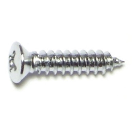 #8 x 3/4" Steel Phillips Oval Head Sheet Metal Screws