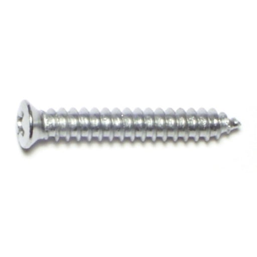 #10 x 1-1/4" Steel Phillips Oval Head Sheet Metal Screws