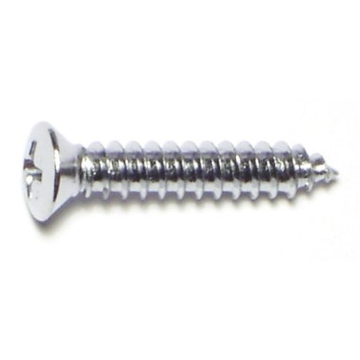 #10 x 1" Steel Phillips Oval Head Sheet Metal Screws