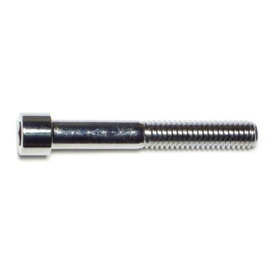 5/16"-18 x 2-1/4" Chrome Plated Grade 8 Steel Coarse Thread Smooth Head Socket Cap Screws