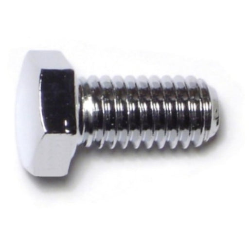 3/8"-16 x 3/4" Chrome Plated Grade 5 Steel Coarse Thread Hex Cap Screws