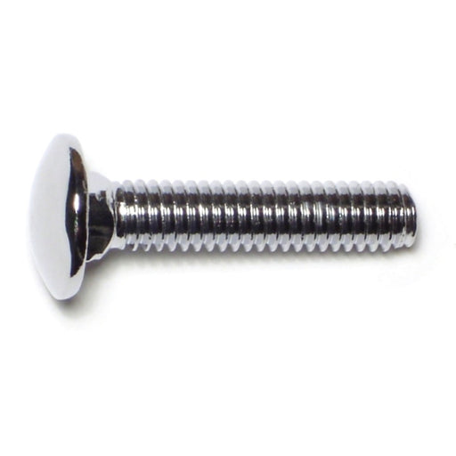 5/16"-18 x 1-1/2" Chrome Plated Grade 5 Steel Coarse Thread Carriage Head Bumper Bolts