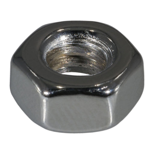 1/4"-20 Chrome Plated Grade 5 Steel Coarse Thread Hex Nuts