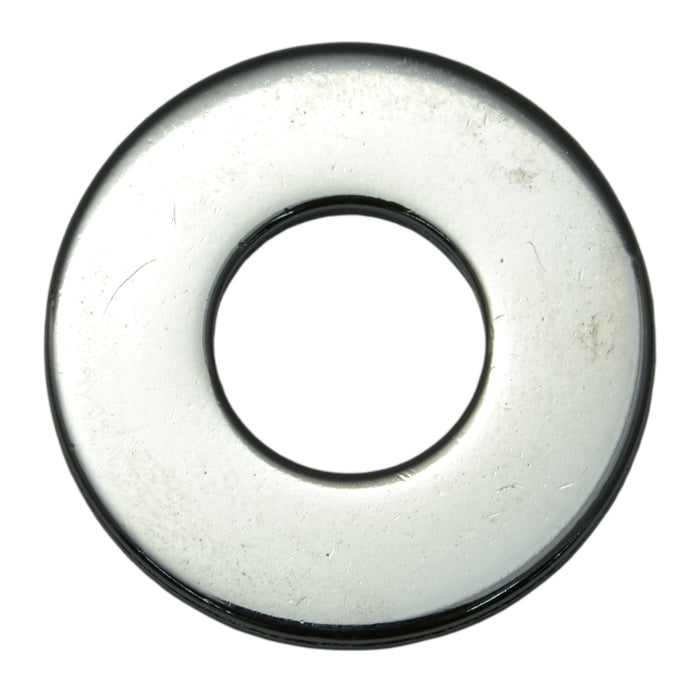 3/8" x 7/16" x 1" Chrome Plated Grade 2 Steel USS Flat Washers