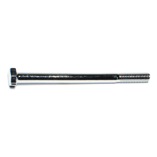 6mm-1.0 x 80mm Chrome Plated Class 8.8 Steel Coarse Thread Hex Cap Screws