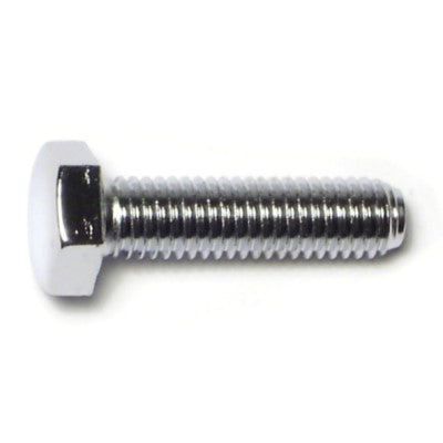 8mm-1.25 x 30mm Chrome Plated Class 8.8 Steel Coarse Thread Hex Cap Screws