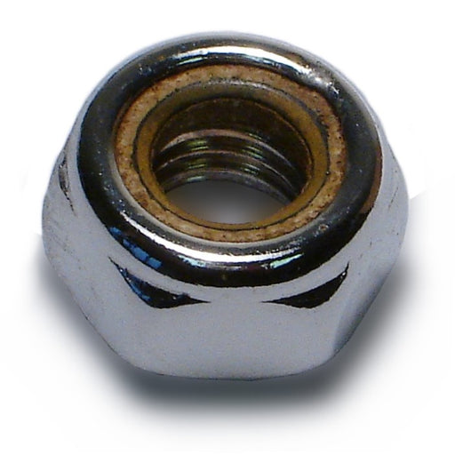 10mm-1.25 Chrome Plated Class 6 Steel Fine Thread Nylon Insert Lock Nuts