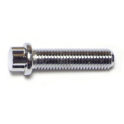 1/4"-28 x 1" Chrome Plated Steel Fine Thread Flange Head 12-Point Cap Screws