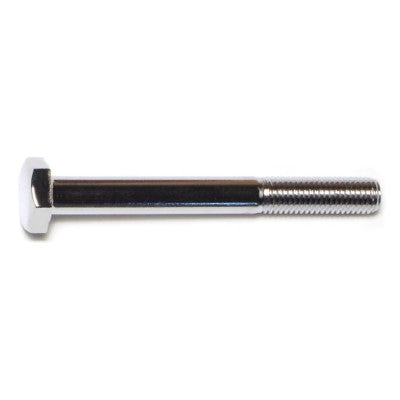 1/4"-28 x 2-1/4" Chrome Plated Grade 5 Steel Fine Thread Hex Cap Screws