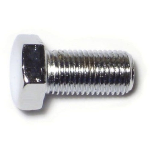 3/8"-24 x 3/4" Chrome Plated Grade 5 Steel Fine Thread Hex Cap Screws