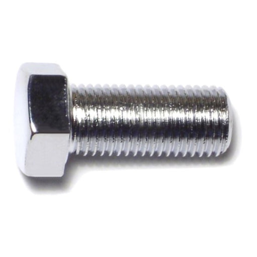 7/16"-20 x 1" Chrome Plated Grade 5 Steel Fine Thread Hex Cap Screws